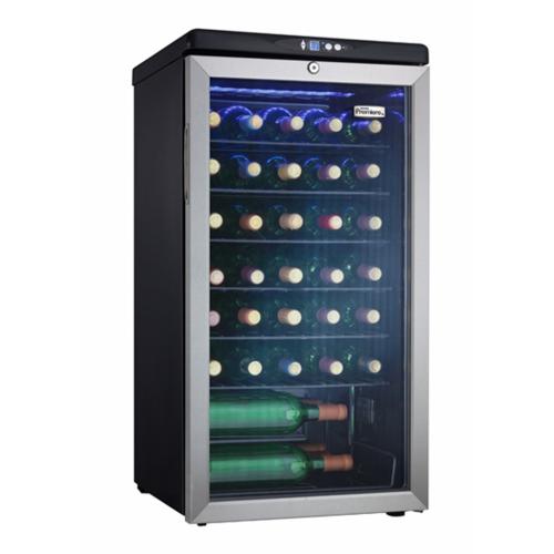 Danby DWC3509EBLS Premiere 35 Bottle Wine Cooler