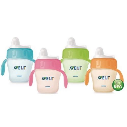 Avent SCF600/12 Avent Non Decorated Cup 200Ml 6M+ Soft Spout