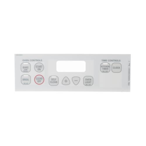 GE Faceplate Graphics Asm - WB27T10518