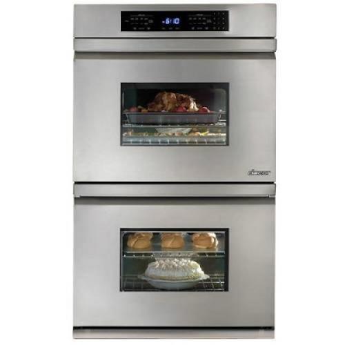 Dacor DO230 30 Inch Double Electric Wall Oven with 3.9 cu. ft. Oven Capacity, Upper Oven True Convection, 6 Cooking Modes, Digital Meat Probe, Halogen Lighting and Hidden Bake Element