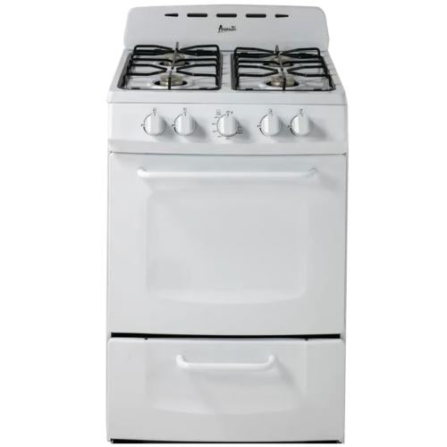 Avanti GRO24P0W 24 Inch Freestanding Gas Range
