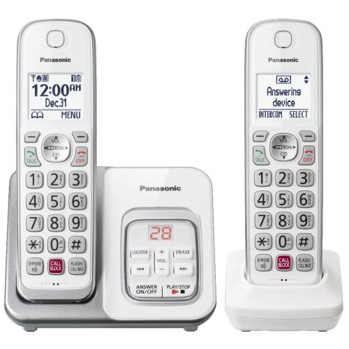 Panasonic KXTGD832W Cordless Phone System