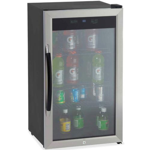 Avanti BCA306SSIS Capacity 3.0 Cf/108 (12 Oz.) Cans, Integrated Soft Touch Con