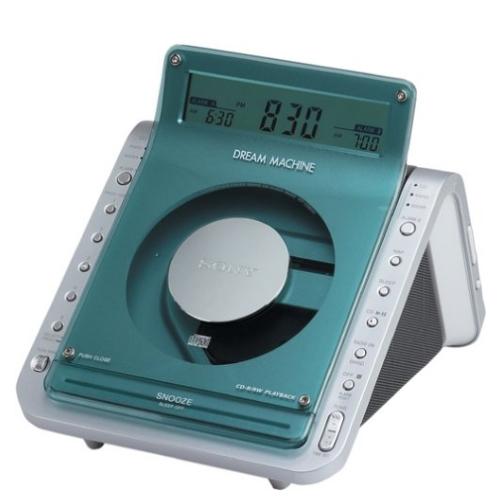 Sony ICFCD855VSIL Cd Clock Radio (Silver)
