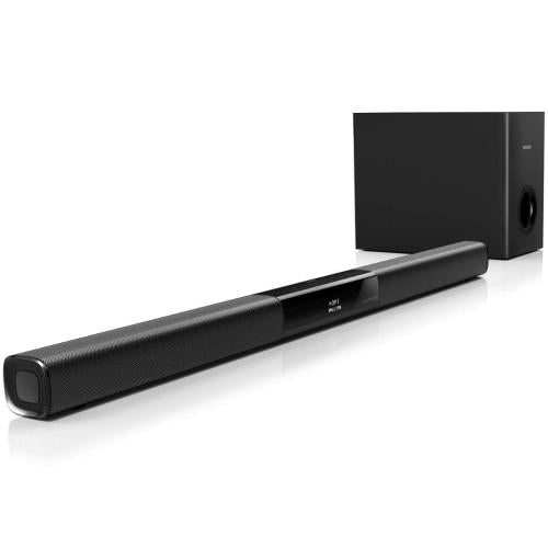 Philips HTL2161B/F7 Soundbar Speaker 2.1 Ch Wired Subwoofer Bluetooth 120W