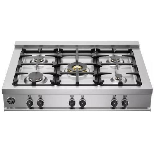 Bertazzoni CB36M500X Master Series 36 Inch Gas Range top with 5 Sealed Burners