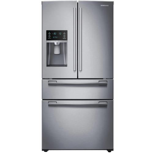 Samsung RF25HMEDBSR/AA 25 Cu. Ft. 4-Door French Door Refrigerator