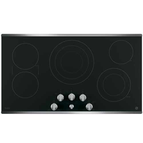 GE PP7036SJ1SS Ge Profile Series 36" Built-In Knob Control Cooktop