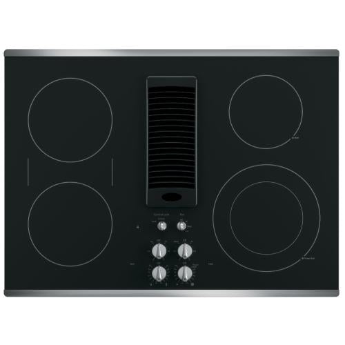 GE PP9830SJ1SS Ge Profile Series 30" Downdraft Electric Cooktop