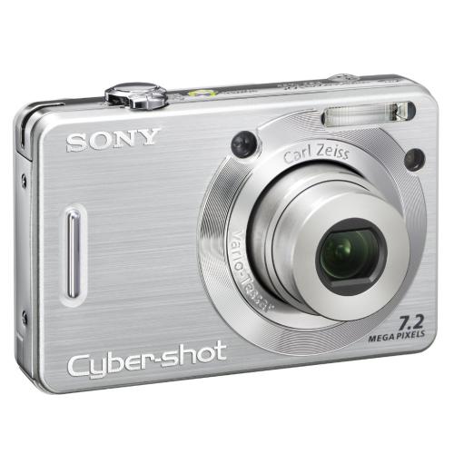 Sony DSCW55 Cyber-shot® Digital Still Camera; SILVER