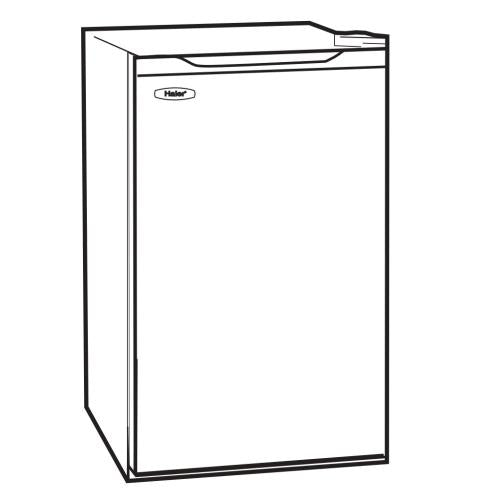 Haier CCH04W 4.0 Cuft Refrig White Crosley