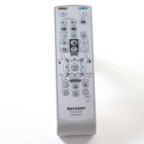 Sharp Remote Control - RRMCGA843WJSA