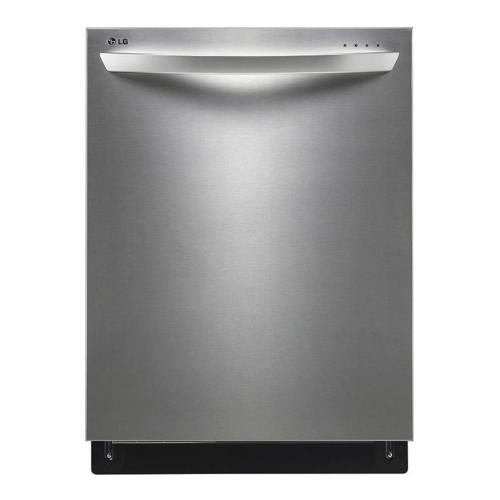 LG LDF8072ST Fully Integrated Dishwasher with 14-Place Settings, 7 Wash Cycles, Steam Power Cycle, Sanitary Rinse, 3-Stage Filtration, Height-Adjustable 3rd Rack and 45 dBA