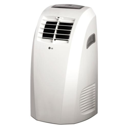 LG LP1015WNR 10,000 BTU Portable Air Conditioner with 9.2 EER, 2.6 Pts/Hr Dehumidification, 300 sq. ft. Cooling Area, Auto Evaporation System, 24 Hr. Timer and Remote Control