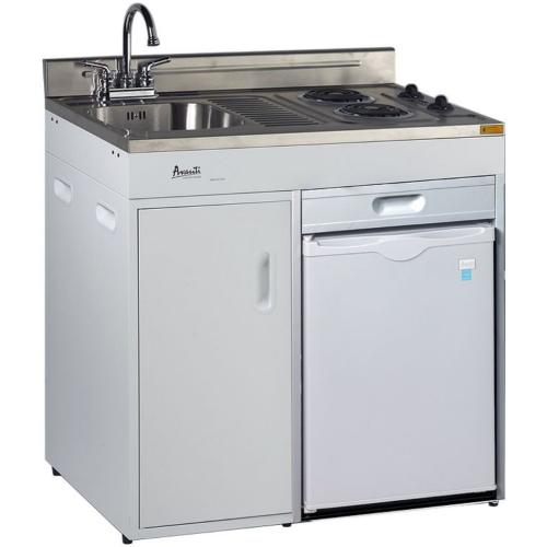 Avanti CK3616 2.2 Cf, 36-Inch Complete Compact Kitchen With Refrigerator