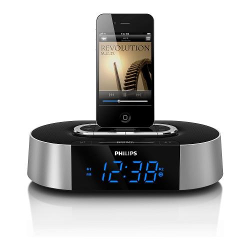 Philips AJ7030D/37 Alarm Clock Radio For Ipod/Iphone Mp3 Link