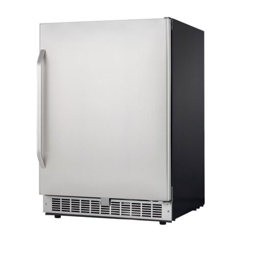 Silhouette DAR154BLSST 5.4 Cu. Ft. 24 In. Mini Refrigerator In Stainless Steel
