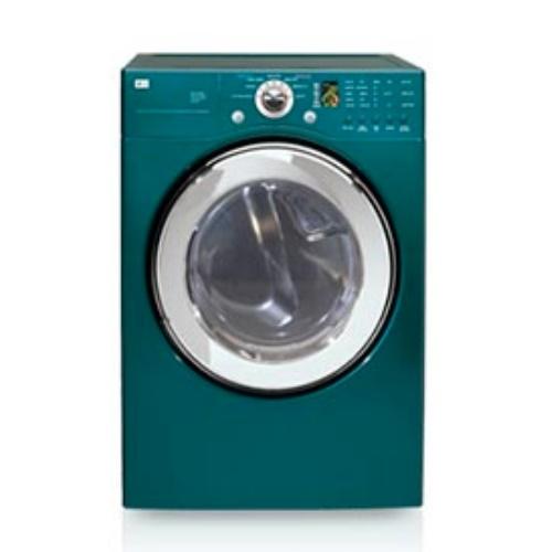 LG DLE3733U 27 Inch Electric Dryer with 7.3 cu. ft. Capacity, 7 Drying Cycles, 5 Temperature Levels, Wrinkle Care Option and Sensor Dry System: Bahama Blue