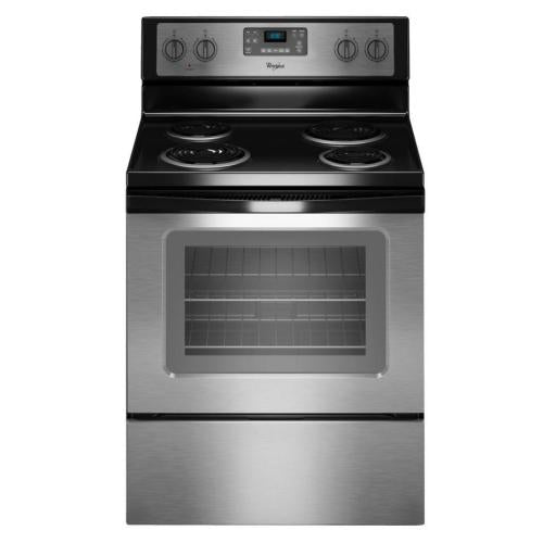 Whirlpool WFC310S0ES1 30- Inch Electric Self Clean Range Stainless