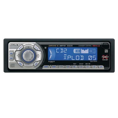 Sony CDXF5510 FM/AM Compact Disc Player