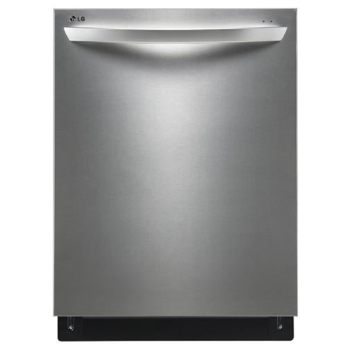 LG LDF7774ST Fully Integrated Dishwasher with SenseClean™, EasyRack™ Plus System, 3rd Rack, Dual Control, Sanitize, 15-Place Settings, 6 Wash Cycles, 44 dBA LoDecibel Quiet Operation and ENERGY STAR® Rated: Stainless Steel