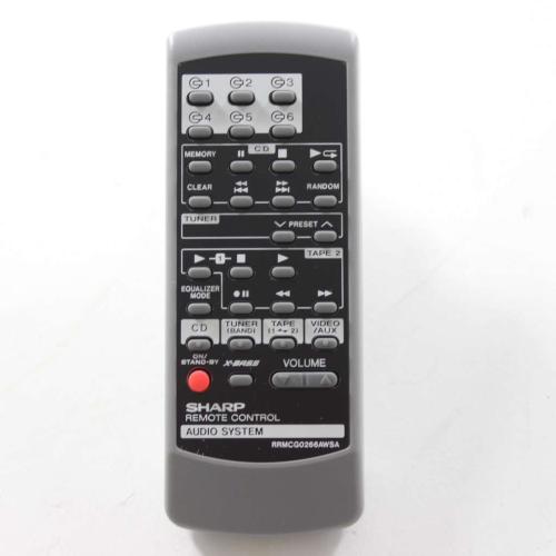 Sharp Remote Control - RRMCG0266AWSA