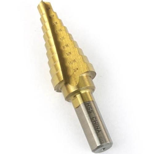 Tools Titanium Step Bit 1/4In-3/4In - 244062