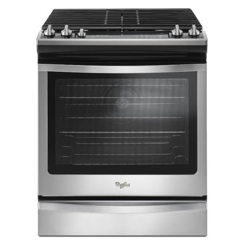 Whirlpool WEG745H0FS0 5.8 Cu. Ft. Self-Cleaning Slide-In Gas Range