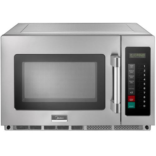 Midea 1834G1A 1.2 Cu. Ft. 1800W Push Button Commercial Microwave