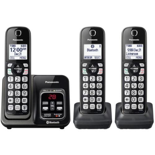 Panasonic KXTGD563M Link2Cell Bluetooth Cordless Phone