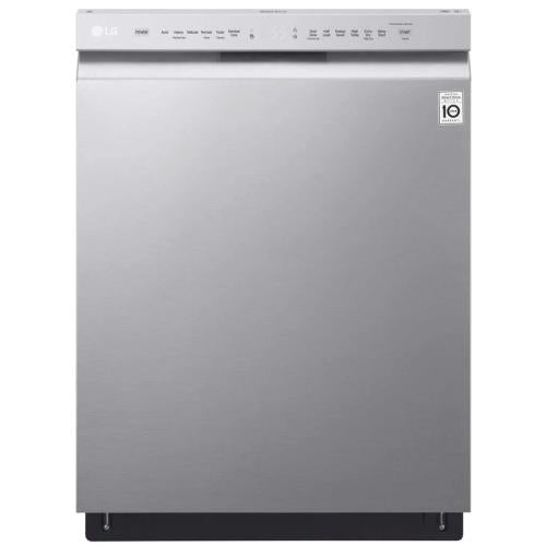 LG LDF5545ST 24 Inch Full Console Built-In Dishwasher with 15 Place Setting Capacity, 9 Wash Cycles, 48 dBA ,Dual Control™ Cycle, EasyRack™ Plus System, NeveRust™ Stainless Steel, LoDecibel™ Operation and ENERGY STAR® Rated: Stainless Steel