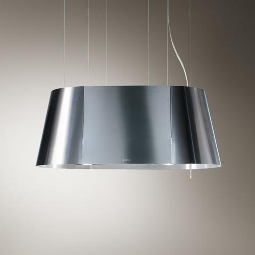 Elica ETP536SS 36 Inch Island Mount Range Hood with 550 CFM Internal Blower, 3 Blower Speeds, Halogen Lights