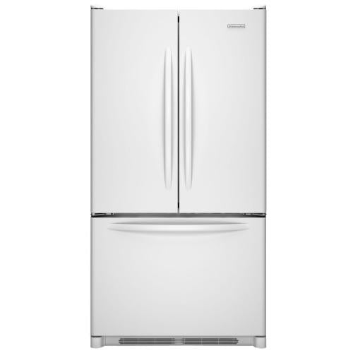 Whirlpool KBFS20EVWH3 Bottom-Mount Refrigerator