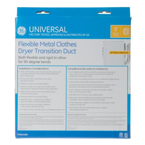 GE Universal Flexible Metal Dryer - PM08X10085