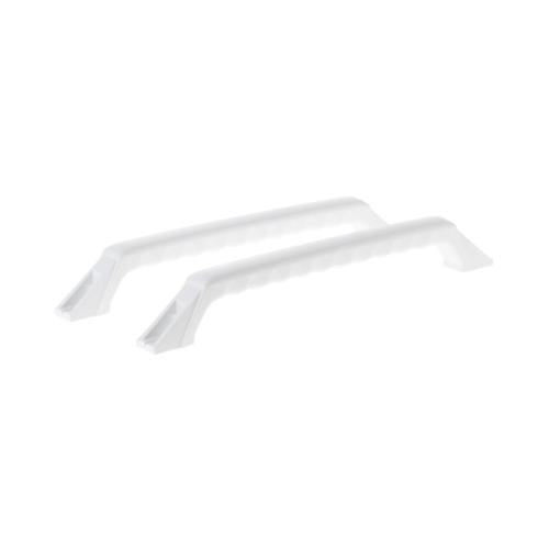 GE Refrigerator Door Handle Kit (White) - WR12X869