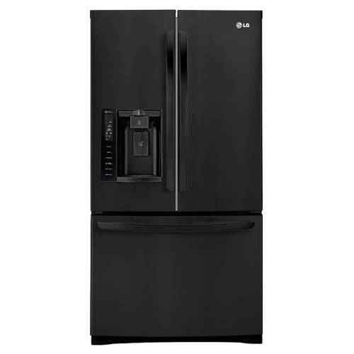 LG LFX28968SB 36 Inch French Door Refrigerator with Slim SpacePlus® Ice System, SpillProof™ Glass Shelving, Linear Compressor, Air and Water Filters, Humidity Controlled Crisper Drawers, Gallon Door Storage, ENERGY STAR®, 26.8 cu. ft. Capacity