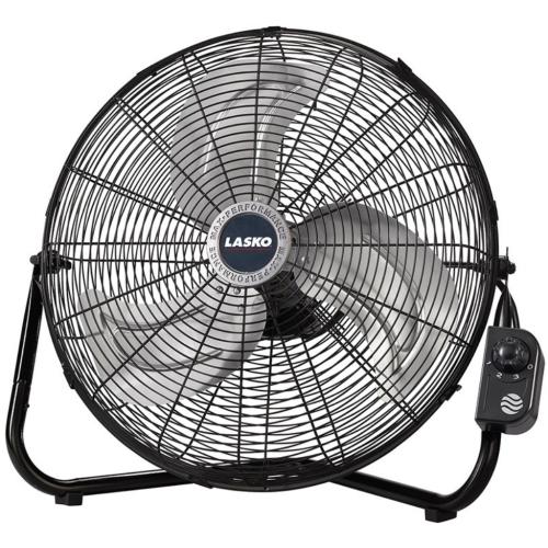 Lasko H20600 Max Performance High Velocity Floor Fan/Wall-Mount Fan With