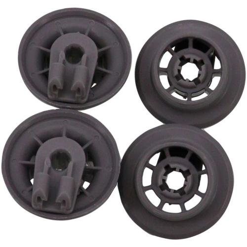 Bosch Dishwasher Replacement Wheel Kit (4/Pkg), Lower Rack - 10016657