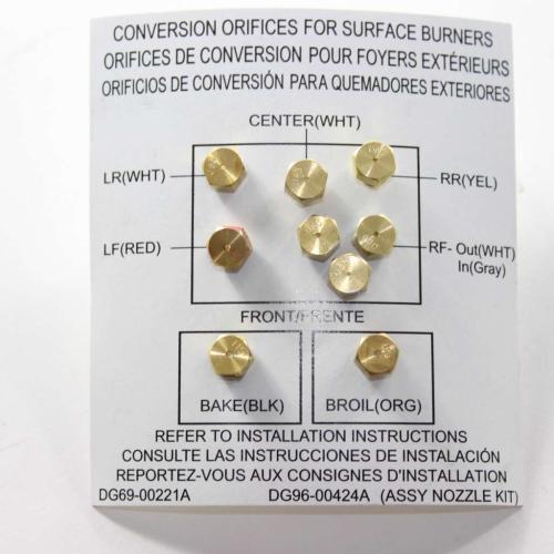 Samsung Range Surface Burner And Oven Orifice Kit - DG96-00424A