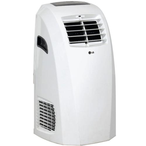 LG LP1014WNR 10,000 BTU Portable Air Conditioner with 9.2 EER, 2.6 Pts/Hr Dehumidification, 300 sq. ft. Cooling Area, Auto Evaporation System, 24 Hr. Timer and Remote Control