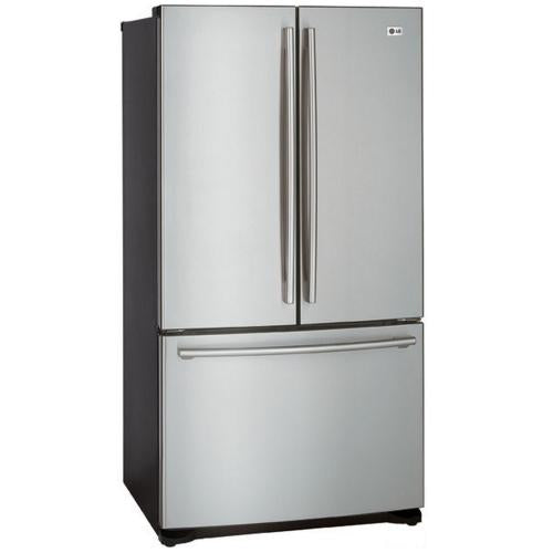 LG LFC25760TT 25 Cu. Ft. French Door Refrigerator with Glide N' Serve Drawer & Internal LED Touch Pad Digital Temperature Controls: Titanium