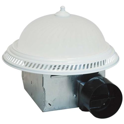 Air King DRLC703 Decorative Round Exhaust Fan With Light