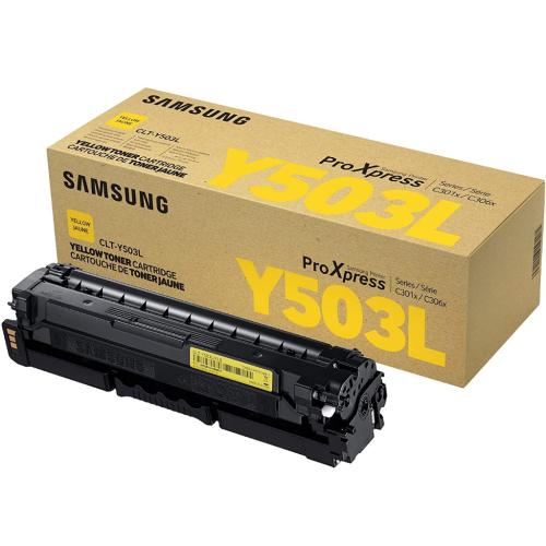 Samsung CLTY503L/XAA Laser Printer Clt-y503l Yellow Toner Cartridge