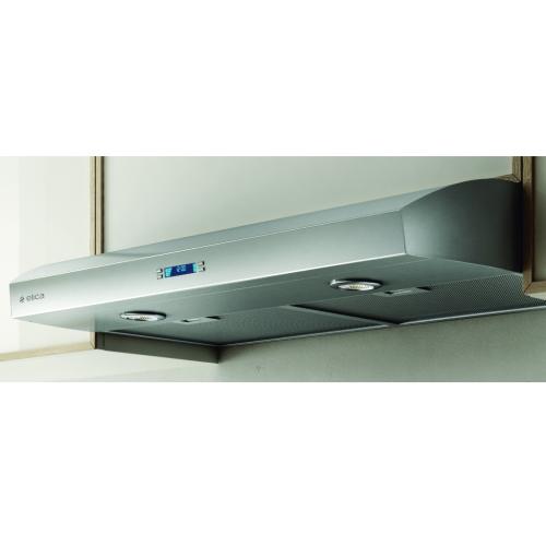 Elica EBL430SS 30 Inch Under Cabinet Range Hood with 4-Speed/430 CFM Blower, Multi-Function LCD Controls