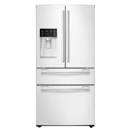 Samsung RF25HMEDBWW/AA 24.73 Cu. Ft. 4-Door French Door Refrigerator