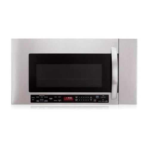 LG LMVM2085SW 2.0 cu. ft. Over-the-Range Microwave Oven with 300 CFM Ventilation System, 1100 Cooking Watts, 10 Power Levels, Sensor Cook, Halogen Lights and Warming Lamp: White