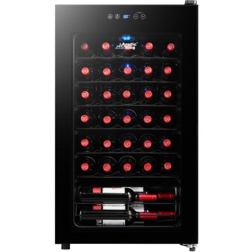 Midea AWCA034ADB Arctic King Premium 34-Bottle Wine Cooler