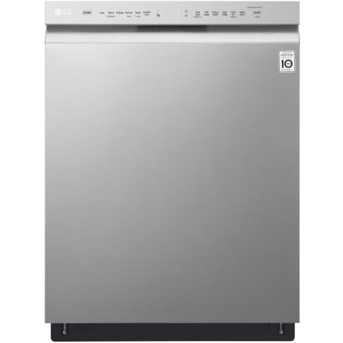 LG LDF5545SS 24 Inch Full Console Built-In Dishwasher with 15 Place Setting Capacity, 9 Wash Cycles, 48 dBA ,Dual Control™ Cycle, EasyRack™ Plus System, NeveRust™ Stainless Steel, LoDecibel™ Operation and ENERGY STAR® Rated