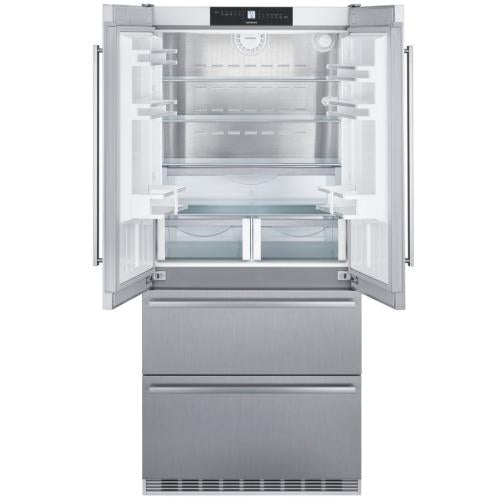 Liebherr CS2082 36 Inch Counter Depth 4-Door French Door Refrigerator with Automatic Ice Maker