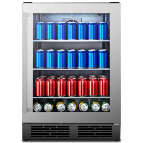 Hisense HBC54D6AS 140-Can Capacity Freestanding Beverage Center